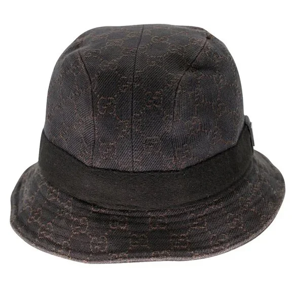 Gucci | Accessories | Gucci Monogram Unisex Sz M Bucket Hat  display picture 1